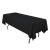 Black Tablecloth – 2.4m Trestle Table