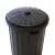 Rubbish Bin – Black Plastic