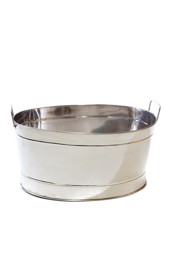 Ice Bucket – Large Stainless Steel (Oval)