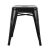 Tolix Stool (Low) – Matte Black