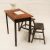 Vintage Signing Table Package – Timber Table & Stools