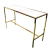 The Cocktail Table – Rectangle Gold with Marble Top