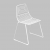 Children’s Wire Dining Chair – White