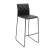 Woven Bar Stool – Black