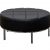 Ottoman – Black Round – Large