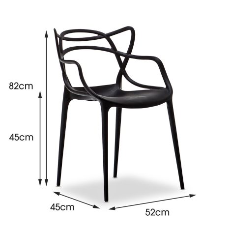 Dining Chair – Philippe – Black