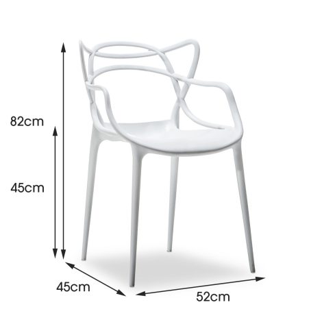 Dining Chair – Philippe – White