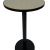 Cocktail Table – Luxe Haven – Round – Black Frame – White Ash Top