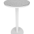 Cocktail Table – Luxe Haven – Round – White Frame – Terrazzo Top