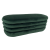 Ottoman – Luxe Wave – Emerald Green Velvet – Rectangle