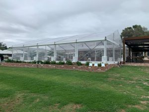 10m x 15m clear roof